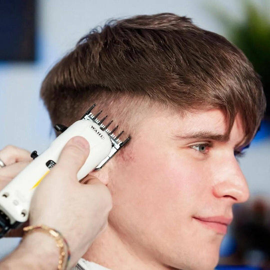 Wahl Professional Super Taper Презареждаема Машинка За Подстригване Бяла