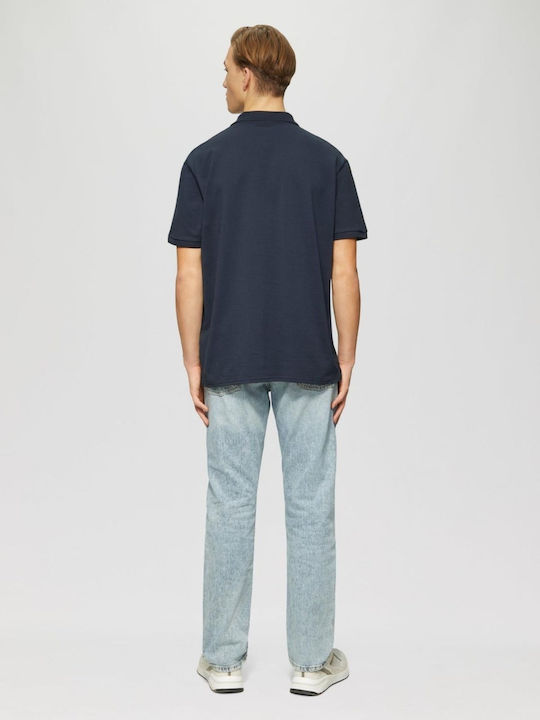 Men's Short Sleeve Polo Shirt Dark Navy