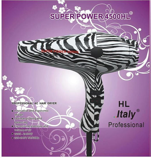 Hairlux Italy Super Power Επαγγελματικό Πιστολάκι Μαλλιών 2400W