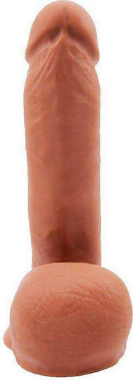 Chisa Novelties Fornicator Glass Dildo with Balls and Suction Cup Flesh 19cm