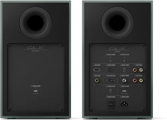 Kef Coda W Αυτοενισχυόμενα Ηχεία με Bluetooth 200W Moss Green