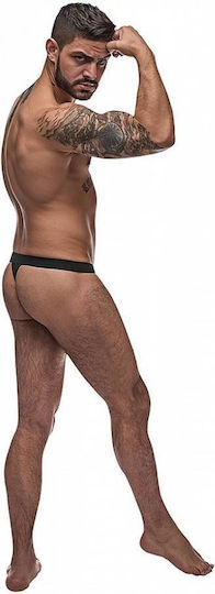 Malepower Ανδρικό Sexy String Μαύρο