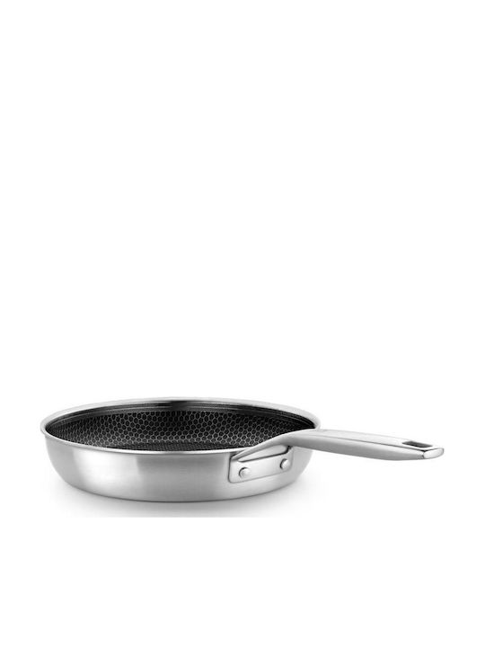 Bra Pan made of Stainless Steel with Non-Stick Coating 28cm