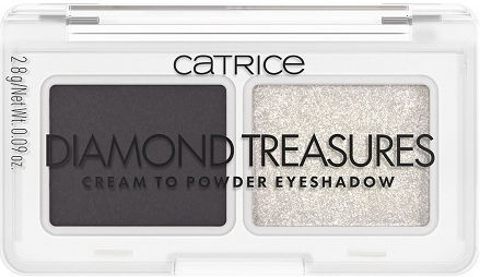 Catrice Cosmetics Treasures Double Eye Shadow Matte in Creamy Form 030 Smokey Diamond 2.8gr