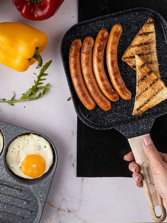 Klausberg Grill made of Cast Aluminum with Non-Stick Coating 36cm