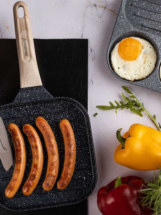 Klausberg Grill made of Cast Aluminum with Non-Stick Coating 36cm