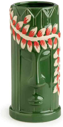 Glas Cocktail/Trinken aus Keramik in Grün Farbe 475ml 1Stück