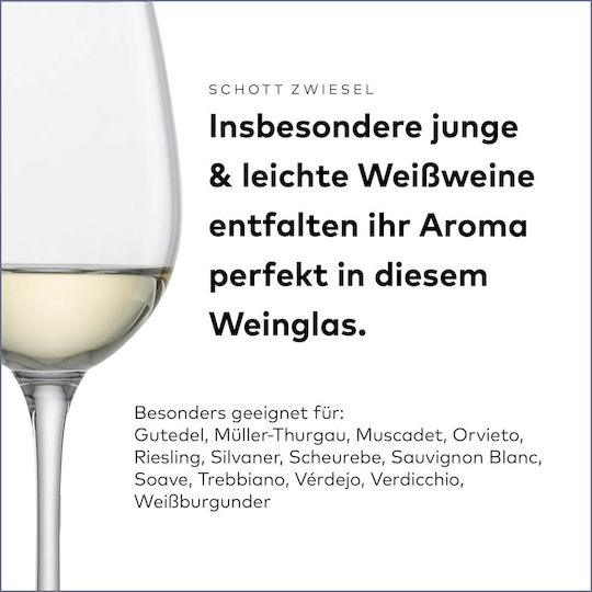 Lumarko Glass for White Wine made of Glass Goblet 312ml