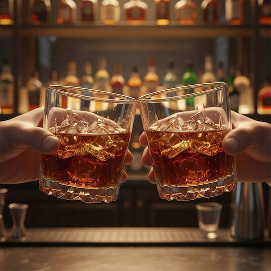 Vilde Set Pahare Whiskey Cocktail Din Sticlă 280ml 6 Bucăți