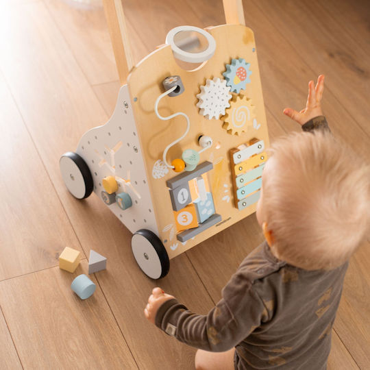 Holzlernläufer 8-in-1 Baby-Schiebespielbrett