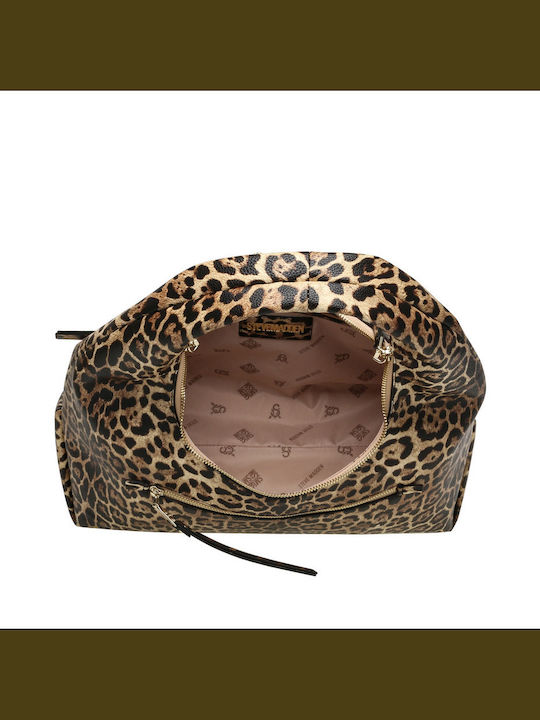 Bivae Γυναικεία Τσάντα Ώμου Καφέ
