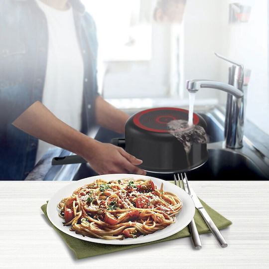 Tefal Simply Clean Κατσαρολάκι Γάλακτος από Αλουμίνιο 2.8lt / 20cm