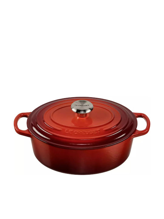 Le Creuset Signature Shallow Pot made of Cast Iron 7.5lt / 33cm