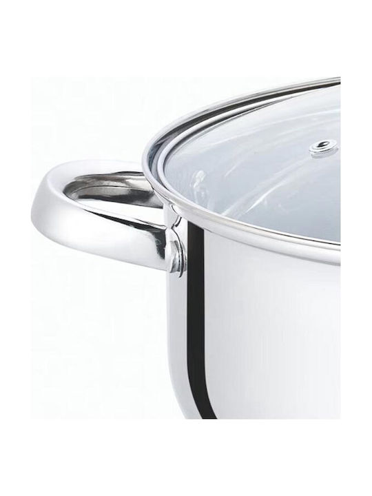 Cheffinger Tiefer Edelstahl-Topf 24cm