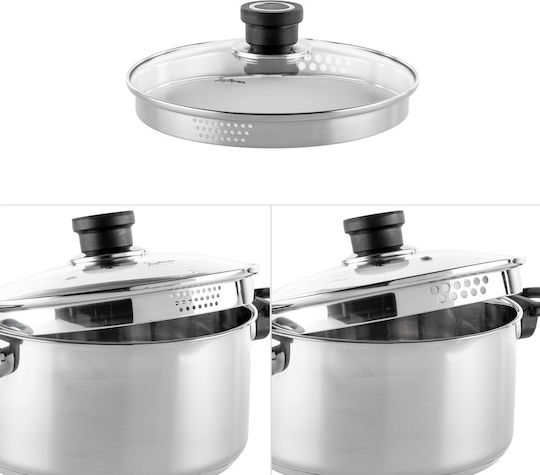 Luigi Ferrero Sophia Oală Adâncă Din Oțel Inoxidabil 3.2lt 20cm