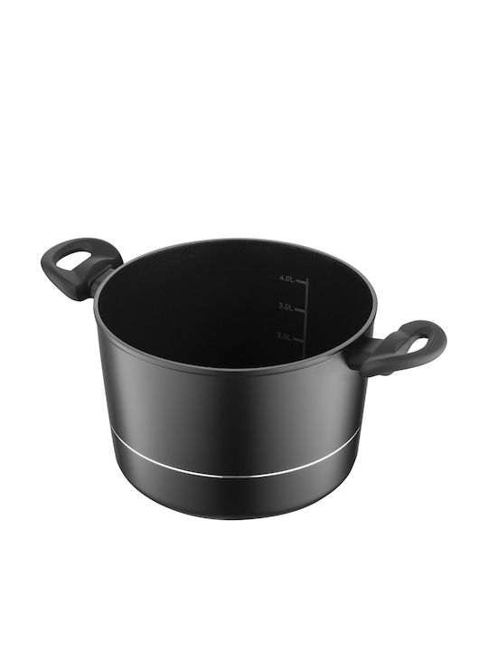 Florina Βαθιά Κατσαρόλα από Αλουμίνιο 5lt / 22cm