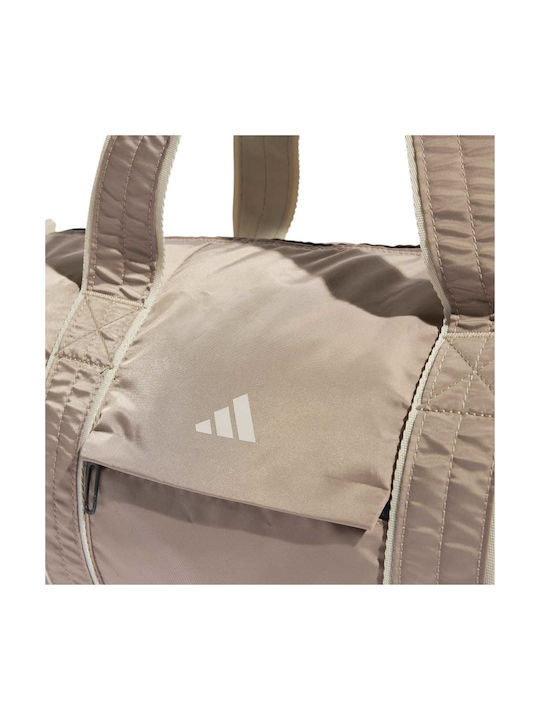 adidas Yoga Duffel Γυναικεία Τσάντα Ώμου για Γυμναστήριο Μπεζ