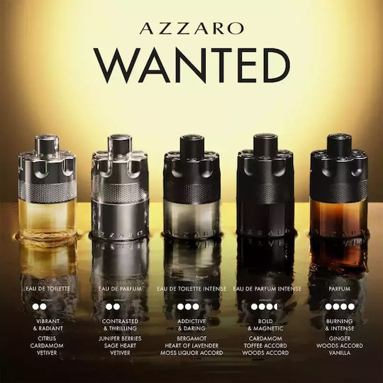 Azzaro Wanted Ανδρικό Σετ με Eau de Parfum και Shower Gel