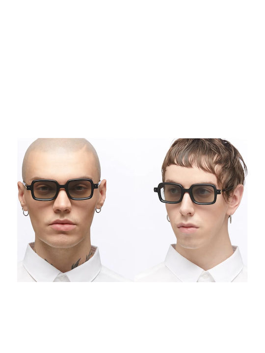 Kuboraum P2 Unisex Γυαλιά Ηλίου με Μαύρο Κοκκάλινο Σκελετό και Μαύρο Φακό
