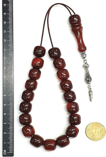 Roloi Komboloi Worry Beads with 19 Beads from Resin