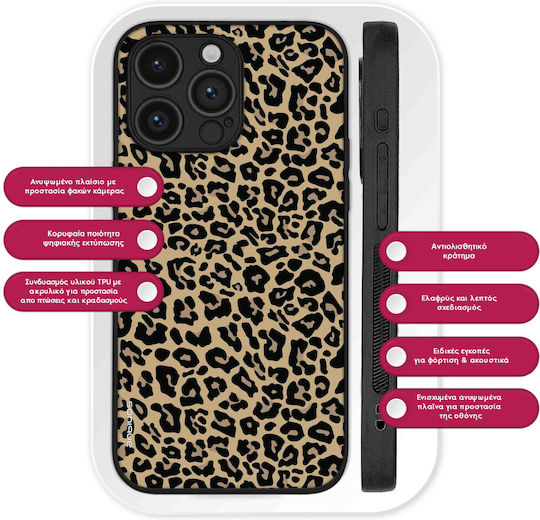 Husă Sonique Animal Print Series Vivo Y74s Vivo Y76 5G Leopard 01