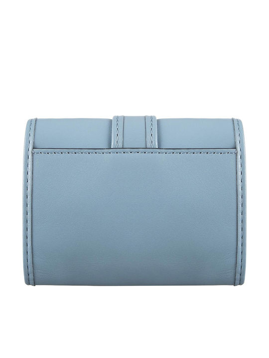 Leather Women's Wallet Classic Blue