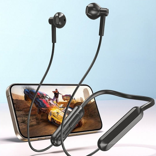 Awei G82BL In-ear Bluetooth Handsfree Ακουστικά με Αντοχή στον Ιδρώτα Μαύρα