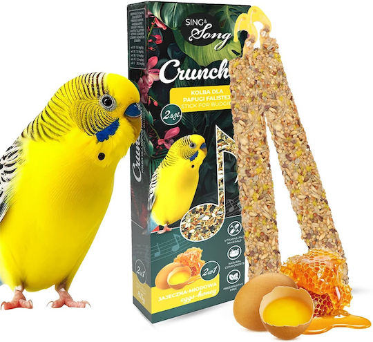 Sing&song Cruncher 85g Vogelfutter für Wellensittiche 2 1 Ei Honig