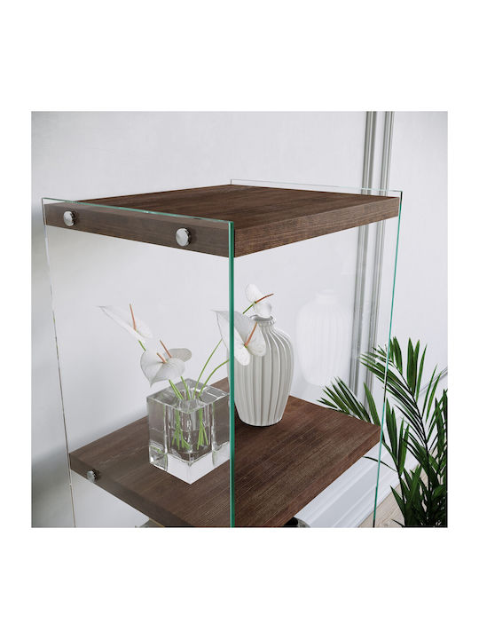 Walnut Bookcase 40x35x120cm