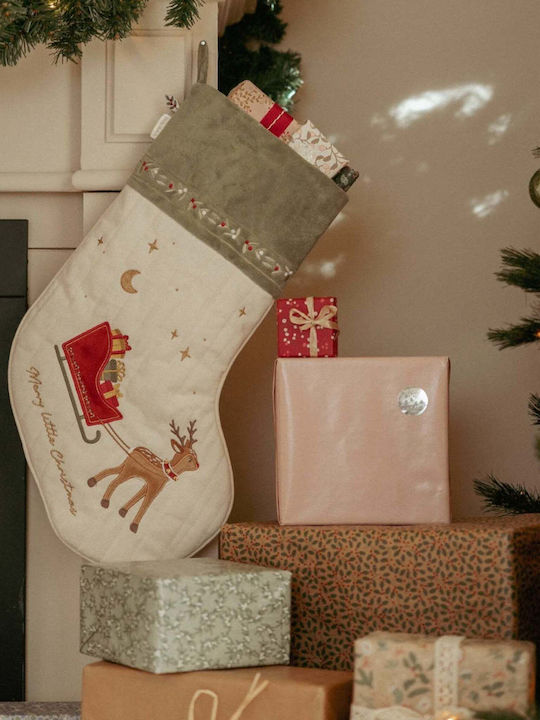 Christmas Decorative Fabric Sock Width 29cm