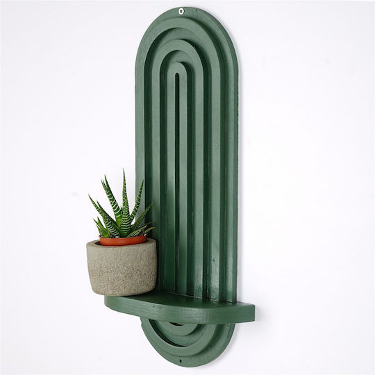 Raft De Perete Verde 20x9x40cm