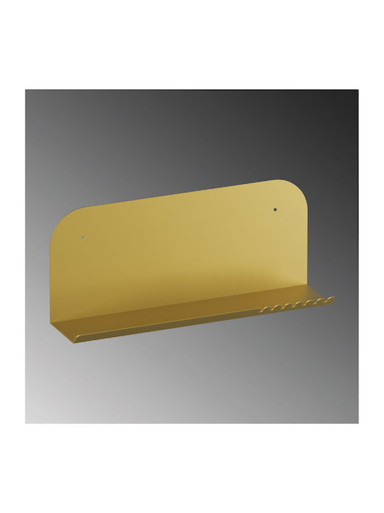 Shelf Wall Long Gold 55x12x23cm