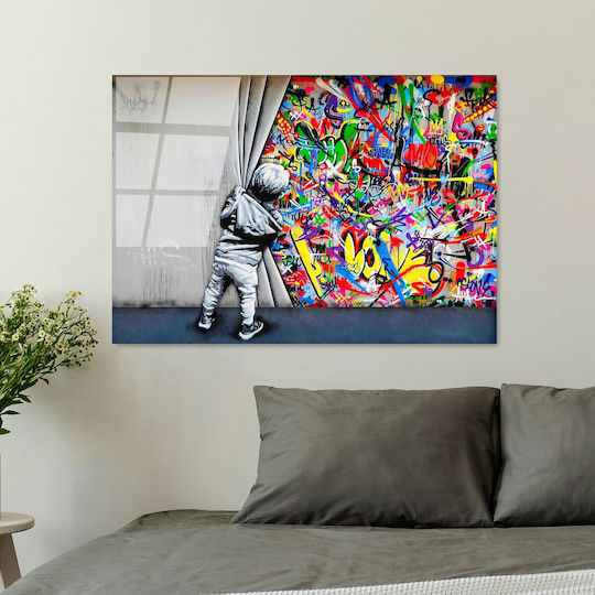 Wallity Πίνακας Γυάλινος 100x70cm
