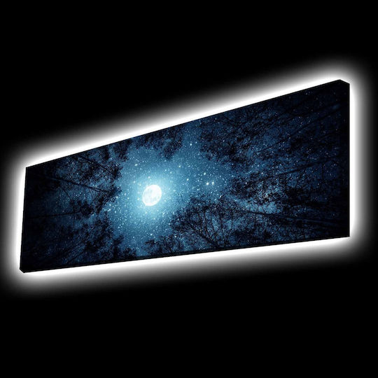 Wallity Painting on Canvas with LED Lighting 90x30cm
