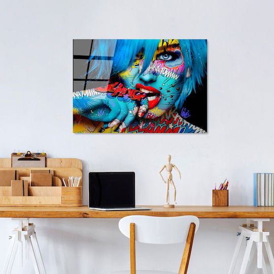 Glass Painting 123bzm2205 100x70cm Multi Wallity Horizontal Glass