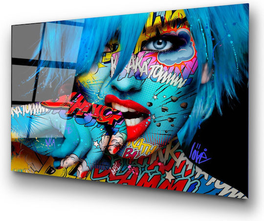 Glass Painting 123bzm2205 100x70cm Multi Wallity Horizontal Glass