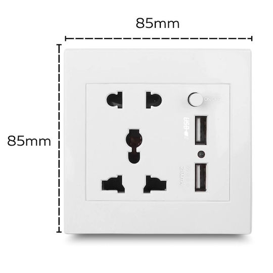 Versteckte Kamera WiFi Steckdose mit Eingebautem Speicher 32GB
