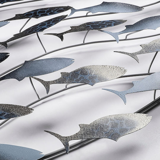 Wanddekoration Fische 930dyu1274 94x4x58cm Multi Wallity Metall