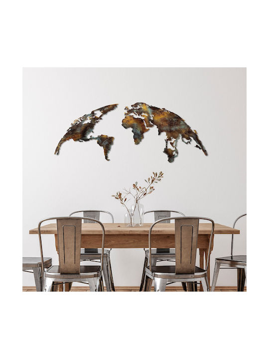 Wallity Copper Metallic Wall Decor 150x59cm