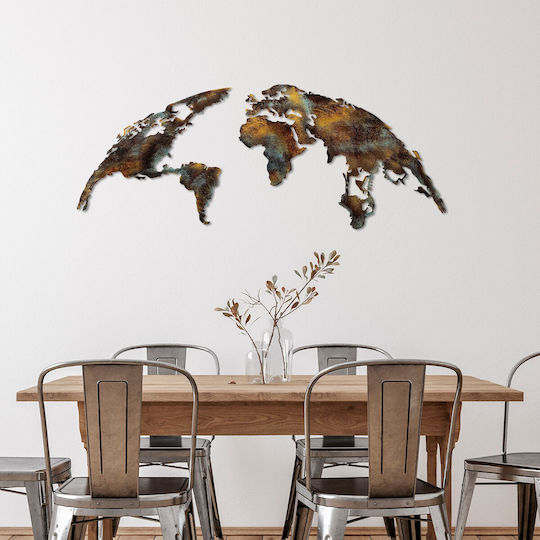 Wallity Wanddekoration Kupfer aus Metall 150x59cm