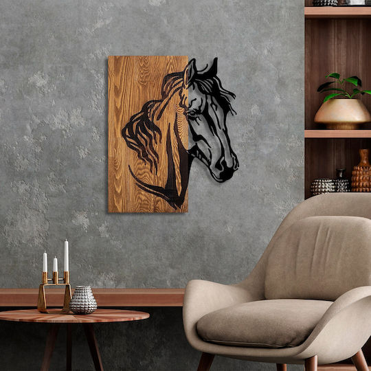 Asir Group 3D Mixed Art Μαύρο από Ξύλο 57x48cm