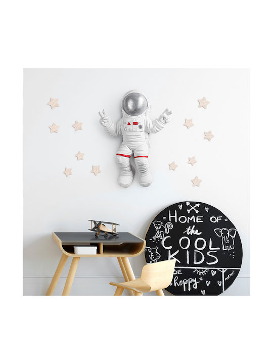 Wallity Wall Decor Peace White Made of Plastic 47x10x35cm
