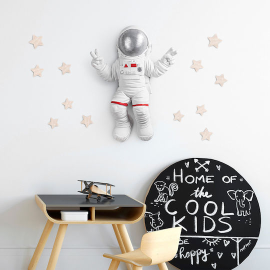 Wallity Wall Decor Peace White Made of Plastic 47x10x35cm