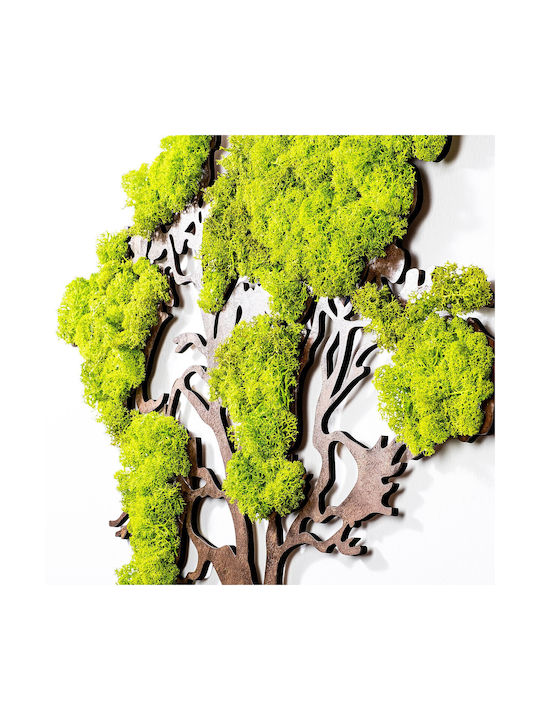 Wallity Wall Decor Tree Handmade Brown Wooden 71x1x59cm