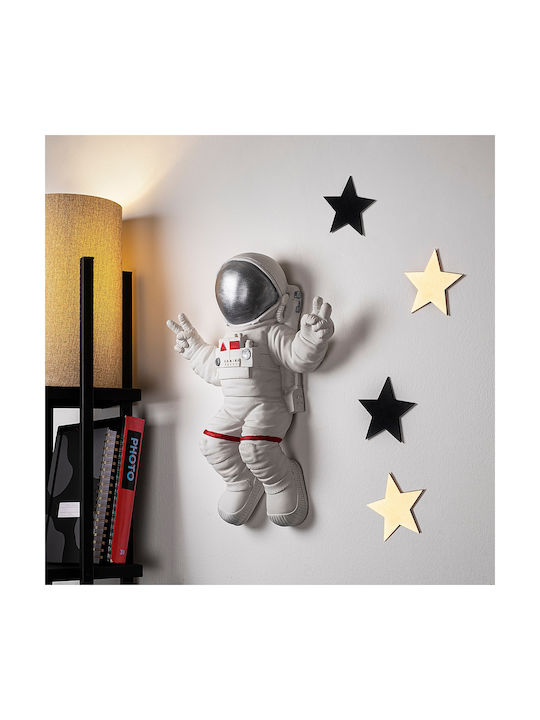 Wallity Wall Decor Peace White Made of Plastic 47x10x35cm