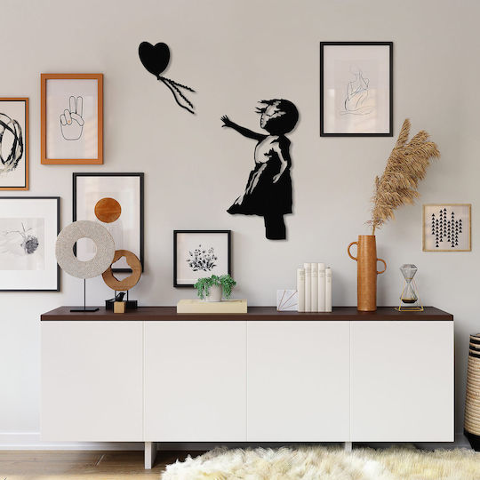 Wallity Σιλουέτα Banksy 105x85cm
