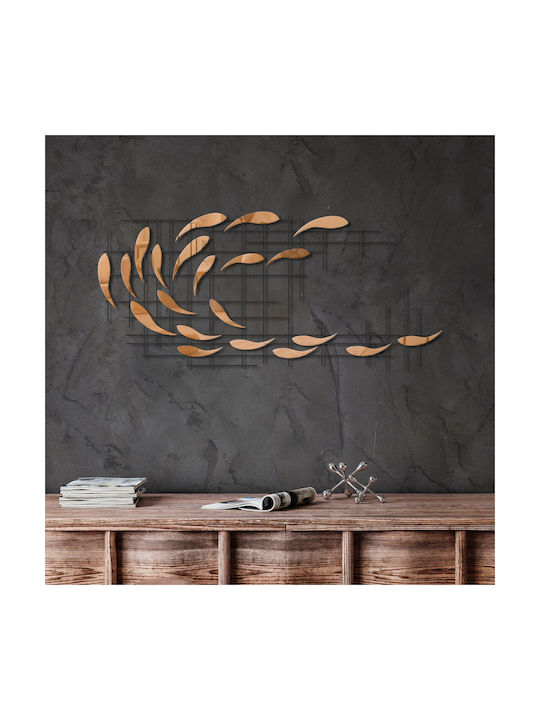 Sheen Wall Decor 891tnl2411 100x4x45cm Black-copper Wallity Metal