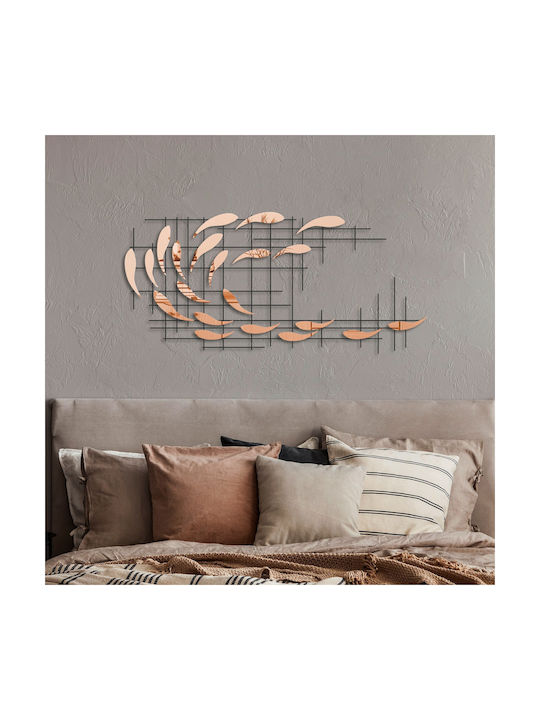 Sheen Wall Decor 891tnl2411 100x4x45cm Black-copper Wallity Metal