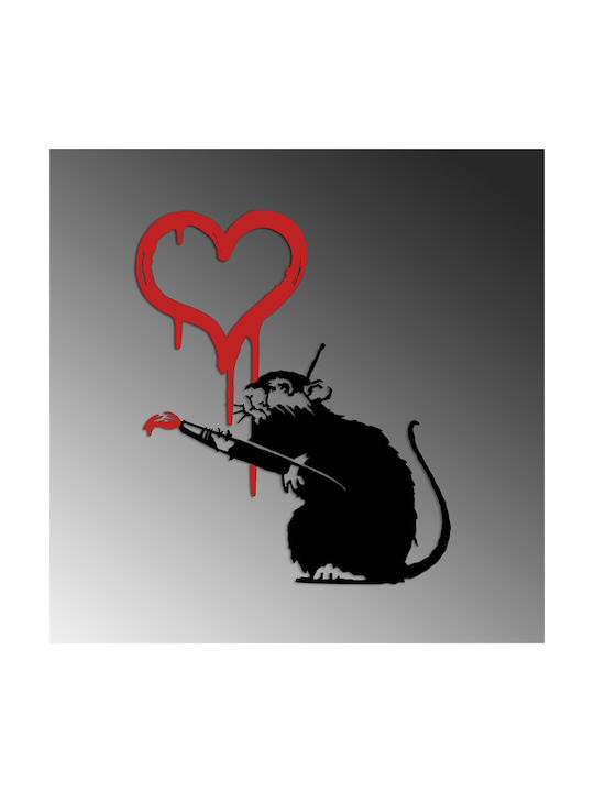Wallity από Μέταλλο Banksy 70x60cm