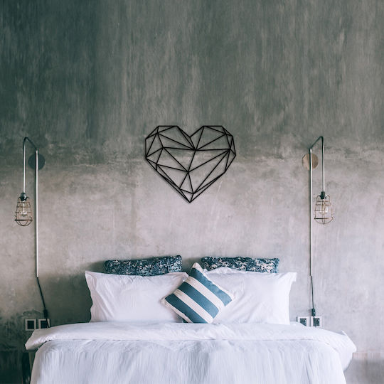Wall Decor 47x40 A-g Heart 279enz1124 47x40 Metallic